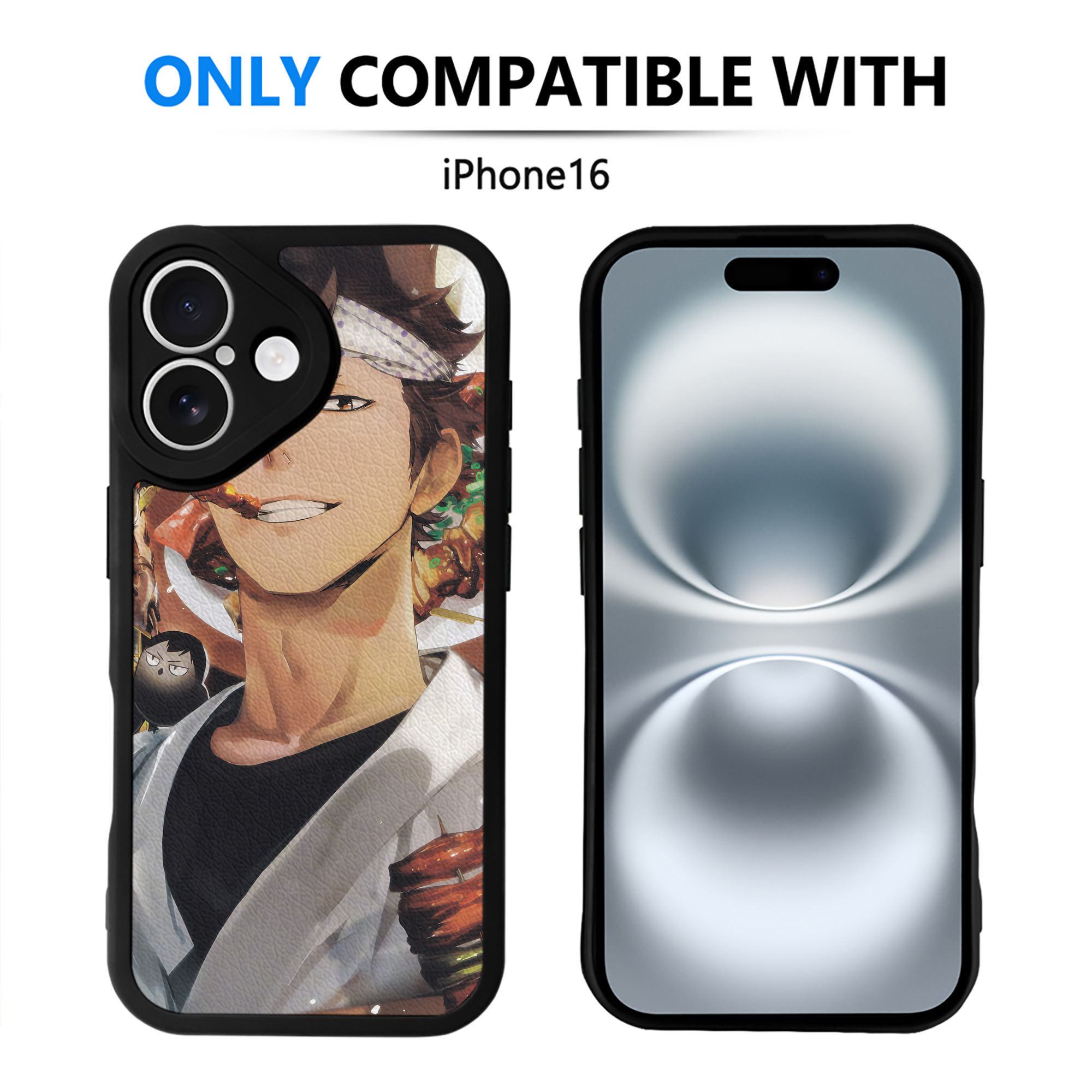 （画像用） ハイキュー!! Haikyu!! 【iPhone 16シリーズ対応】シリコンスマホケース（レザー調） 材質：シリコン